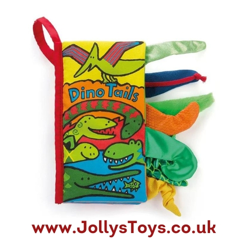 Jellycat Dino Tails Soft Book